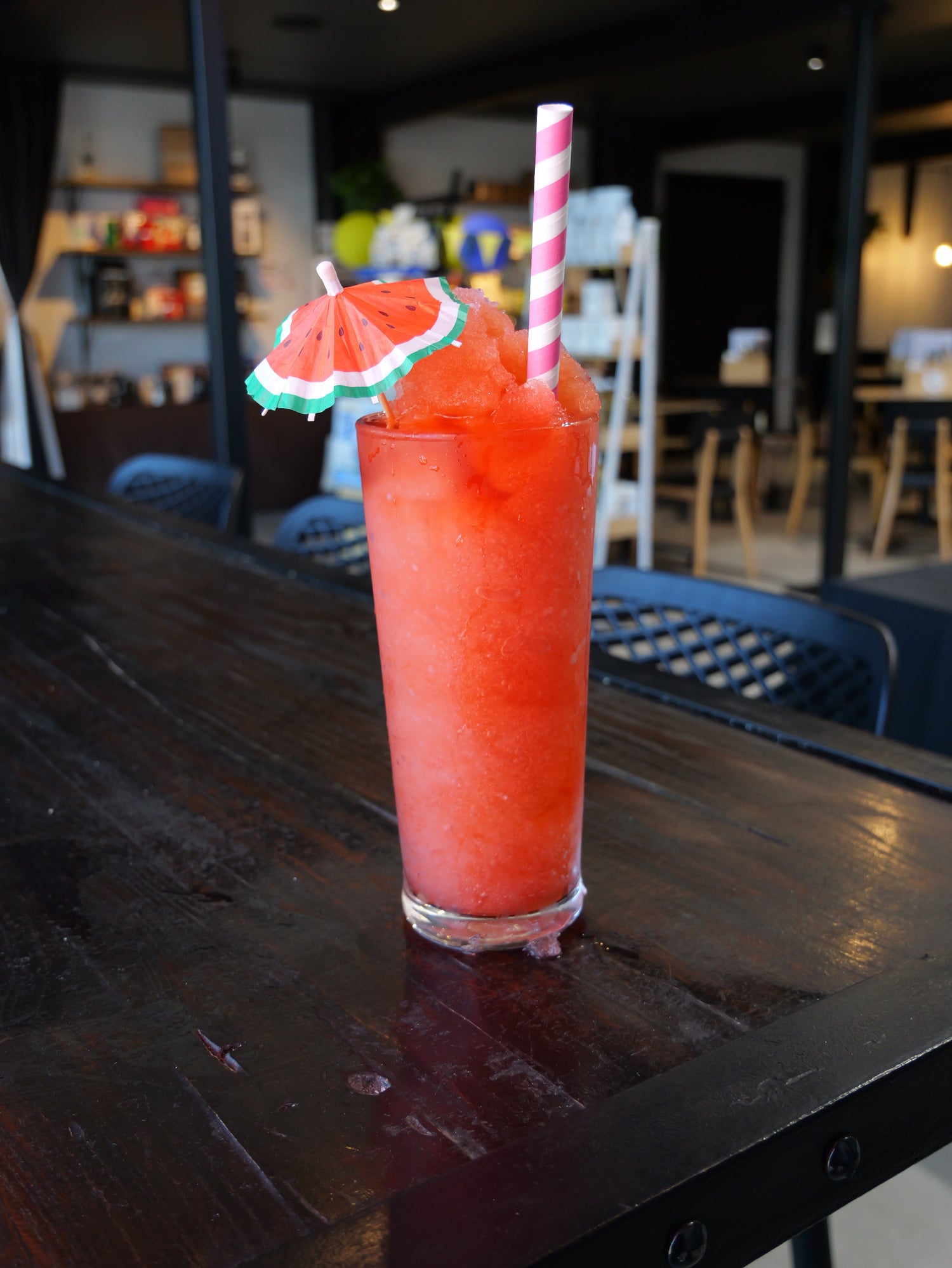 Blended Strawberries and Cream