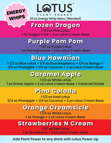 Menu - Energy Whips 20oz