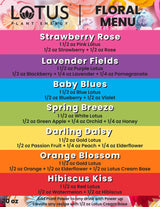 Menu - Florals 20oz