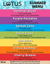 Menu - Summer 20oz
